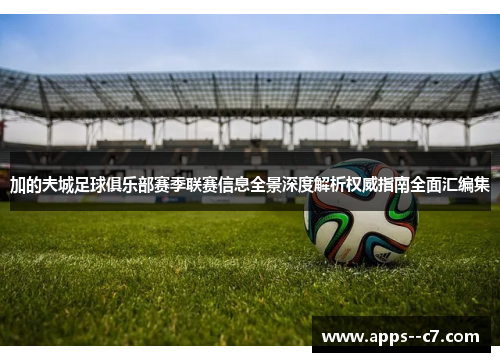 加的夫城足球俱乐部赛季联赛信息全景深度解析权威指南全面汇编集